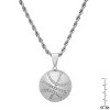 Steeltime 24" Men's stainless steel and simulated diamonds basketball pendant - 3 of 4