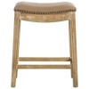 New Pacific Direct Elmo Bonded Leather Counter Bar & Counter Stools, Vintage Taupe - 3 of 4