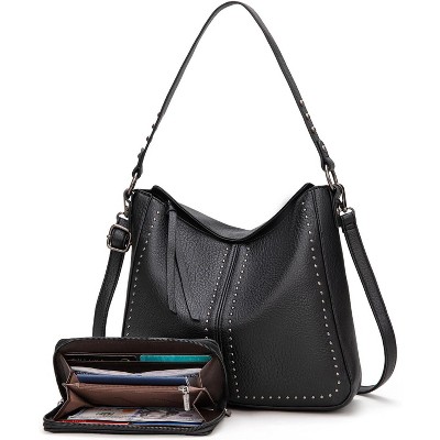 Paaaawaters West Hobo Bag for Women Crossbody Purse and Handbags Ladies Chic Shoulder Bags
