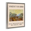 Stupell Industries Classic Olive Trees Van Gogh Floating Frame Canvas Art, Gray, 25" x 31" - 2 of 4