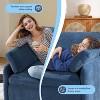 NicBex Oversized Chenille Deep Seat Single Sofa with Back Cushion & Pillows,Color Blocking Futon Couch for Living Room,Bedroom - 4 of 4