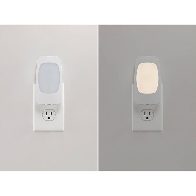 Compact White LED Power Failure Night Light with Rechargeable Battery