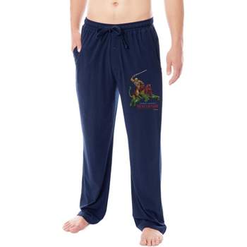 Marvel Comics Mens' Superhero Logo Titles Loungewear Pajama Pants (x-large)  Blue : Target