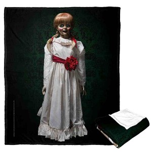 Warner Bros. Annabelle Standing Annabelle Silk Touch Throw Blanket 50x60 Inches - 1 of 4