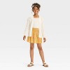Girls' Floral Woven Skort - Cat & Jack&#8482 - 3 of 3