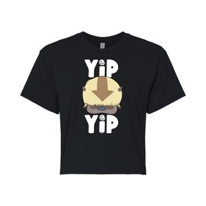 Women's - Avatar: The Last Airbender - Cute Appa Yip Yip Cropped Graphic T-Shirt - 1 of 4