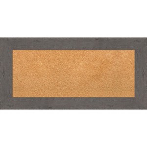 Amanti Art Rustic Plank Framed Corkboard, Natural Cork - 1 of 4