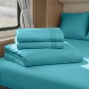 Nestl RV Queen Sheets, Super Soft 4PC Microfiber Sheet Set for Camper, Short Queen Sheets - 2 of 4