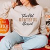 Simply Sage Market Women's Graphic Sweatshirt Thankful Grateful Blessed Plaid - 2 of 4