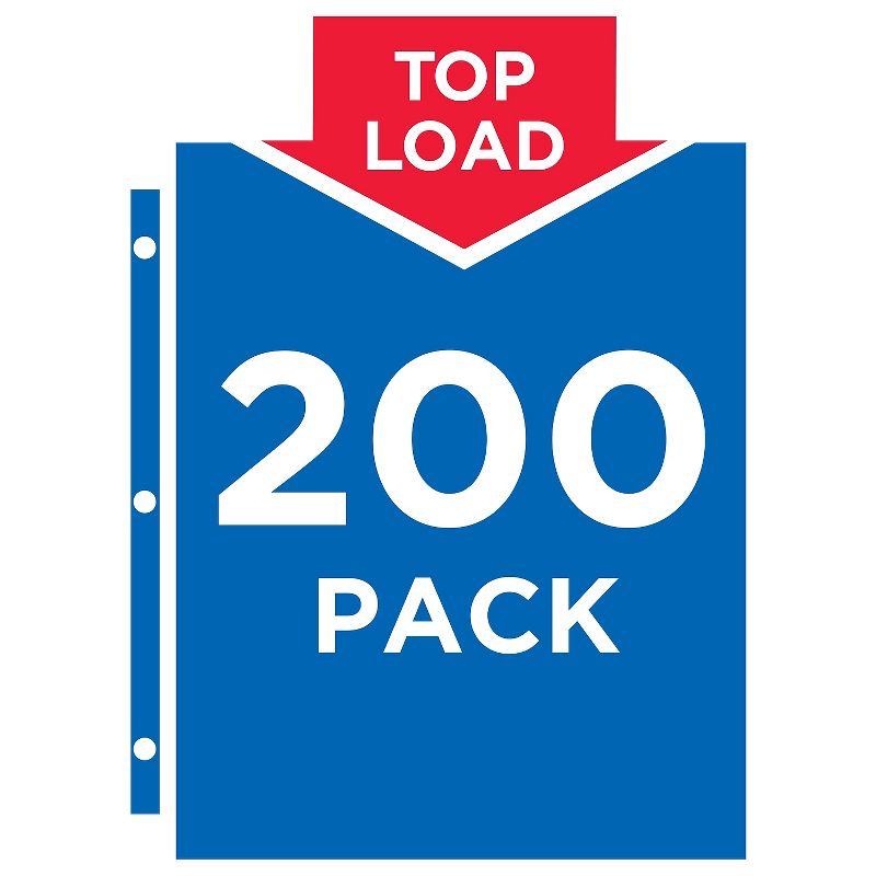 Avery Top-Load Poly Sheet Protectors Heavyweight Letter Nonglare 200/Box 74401, 4 of 8