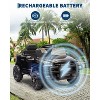 Jojoka 12V Licensed RAM Pickup Ride-On Truck, Remote Control, 3 Speeds, LED Lights, Music, All-Terrain - 3 of 4