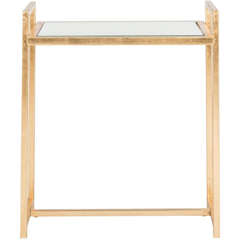Renly End Table - Gold/Mirror - Safavieh., 1 of 4