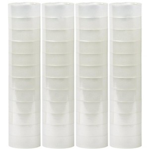 Itopfox 48 Rolls Clear Transparent Tape Refills for Dispenser, Gift Wrapping Tape for Office, School and Home Use - 1 of 4