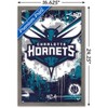 Trends International NBA Charlotte Hornets - Maximalist Logo 23 Framed Wall Poster Prints - 3 of 4