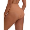 INSPIRE CHIC Women's High Waist Tummy Control Full Coverage Briefs Breathable Panties 3 Packs - 2 of 4