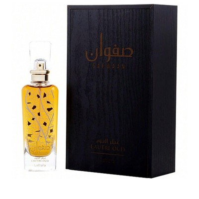 Lattafa Safwaan L'Autre Oud By Lattafa Unisex Amber, Spicy Notes, Woody Notes, Oud, Rose  Eau De Parfum Spray 3.4 Oz