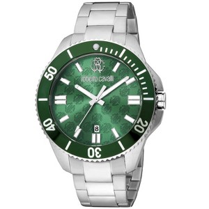 Roberto Cavalli Men's Classic Green Dial Watch - RC5G013M0105 - 1 of 1