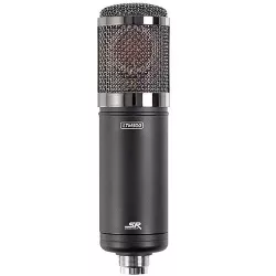 Monoprice LTM500 Large Multi-Pattern Tube Studio Condenser Microphone - Cardioid, Figure 8, and Omnidirectional W/ 6 Intermediate States with Full