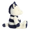 ebba Large Zipz Zebra Contemporary Jungle Vibrant Baby Stuffed Animal White 13" - 3 of 4
