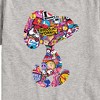 Boys' - Peanuts - Snoopy Silhouette Pattern Short Sleeve Graphic T-Shirt - 2 of 4