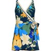 Lands' End Women's Side Tie Mini Swim Dress Swimsuit - 3 of 4