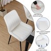 DYHOME Mid-century Modern Dining Chairs, Velvet Upholstered Metal Side Chair, Set of 4 - 4 of 4