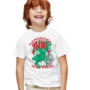 Teenage Mutant Ninja Turtles: Mutant Mayhem Raphael Pizza Kids T Shirt For Youth, White - 1 of 4