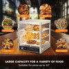 WeChef 20" 3-Tier Commercial Countertop Food Warmer Stainless Steel for Buffet Restaurant Pizza Display Case - 4 of 4