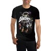 Seven Times Six Jojo's Bizzare Adventure Mens' Part 3 Group T-Shirt Black - 4 of 4