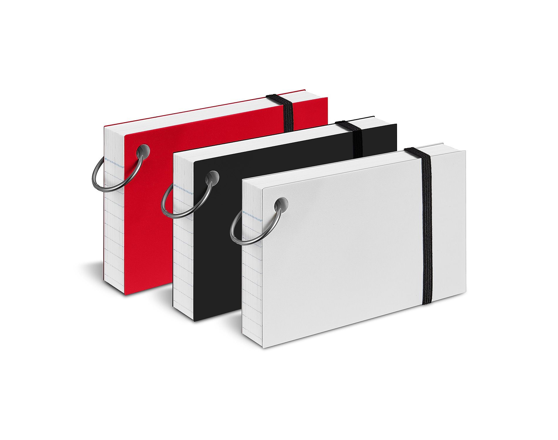 Staples Ruled Index Cards on a Ring Blue Poly Cover 3" x 5" TR21580