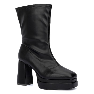 Fashion To Figure Women's Keira Heeled Boot - Wide Width