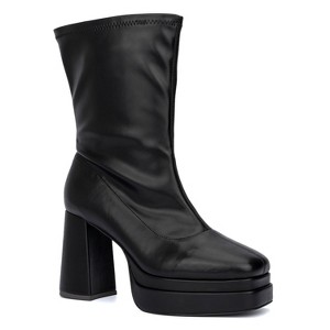 Fashion To Figure Women's Keira Heeled Boot - Wide Width - 1 of 4