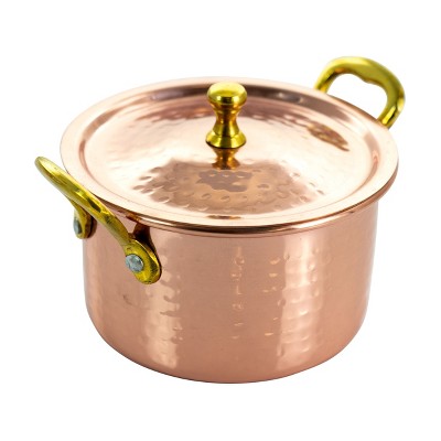 Gibson Home Rembrandt 15 Ounce Stainless Steel Mini Casserole with Lid in Copper