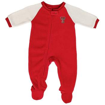  University of Louisville Cardinals Striped Newborn Footed Baby  Romper, Red/White, 6-9 Months: Clothing, Shoes & Jewelry