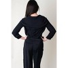 Women's Button Front Blouse - current air - 2 of 4