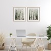 Stupell Industries Organic Birch Forest Trees 2pc Framed Print Under Glass Set - 2 of 4