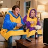 Tirrinia Yello Blue Oversized Hoodie Blanket Sweatshirt for Men Women Youth Wearable Fleece Pullover, Gifts for Man Woman Girl Boy - 2 of 4