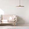 River of Goods Marina 24" Antique Brass Disk Shaped Wavy Indoor Pendant Lamp: UL Listed, Metal Dome Shade, E26 - 2 of 4