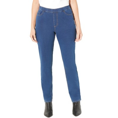 Catherines Women's Plus Size Tall The Knit Jean