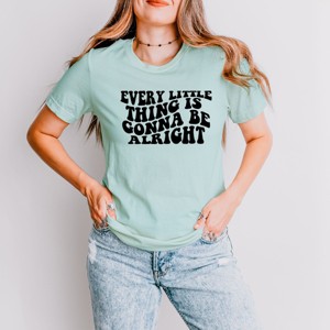 Simply Sage Market Every Little Thing Wavy Short Sleeve Tee - 1 of 4