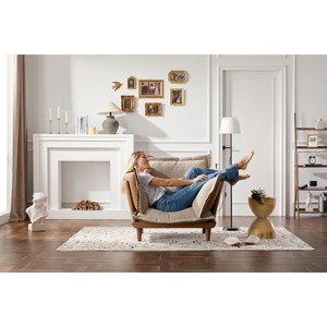 Comfortable Chenille Sofa �C Modern Oversized Armchair for Relaxation in Living Room, Bedroom - 1 of 4