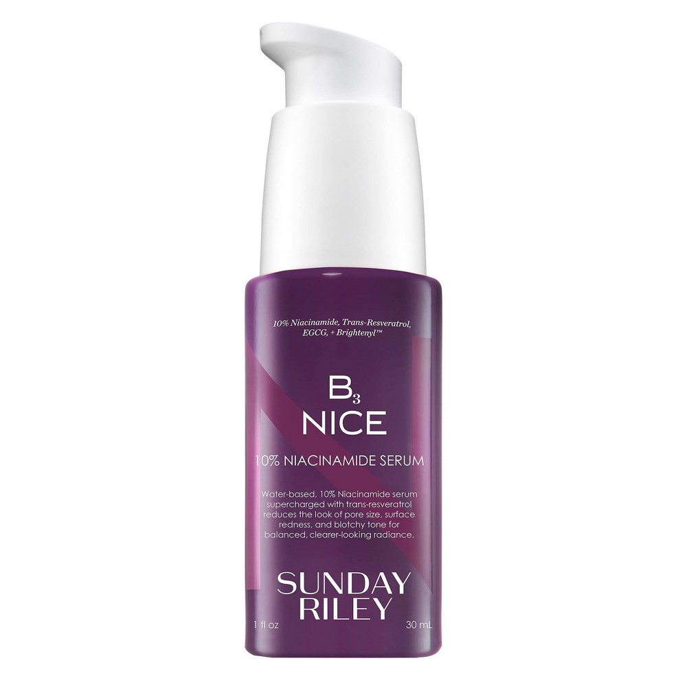 Photos - Cream / Lotion Sunday Riley B3 Nice 10 Niacinamide Serum - 1 fl oz - Ulta Beauty