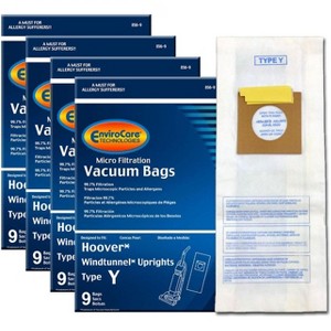 Hoover Windtunnel Upright Type Y Micro Filtration Vacuum Bags 36 Pack - 1 of 4