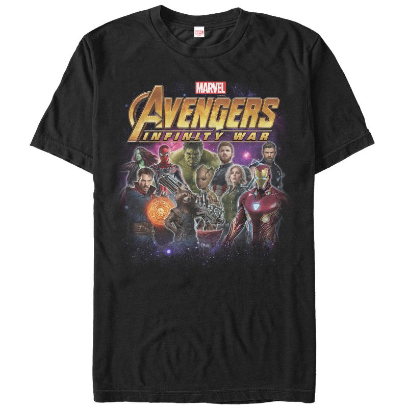 Men's Marvel Avengers: Infinity War Character Shot T-Shirt, 1 of 5