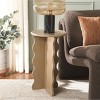 Lilith Wavy Accent Table - ACC5727C - Desert Brown - Safavieh - 2 of 4