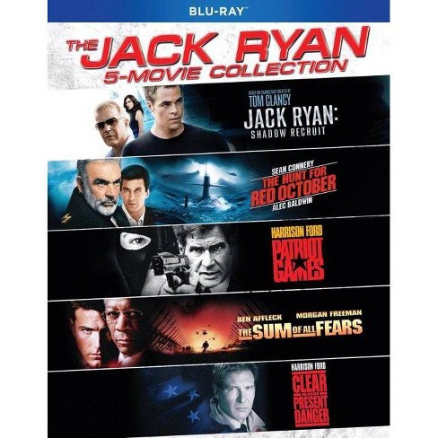 Jack Ryan: 5-Film Collection (4K UHD Blu-ray/Blu-ray,Digital HD) NEW  w/slipcover