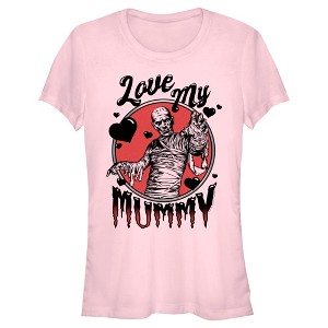 Juniors Womens Universal Monsters Mother's Day Love My Mummy  T-Shirt -  - - 1 of 4