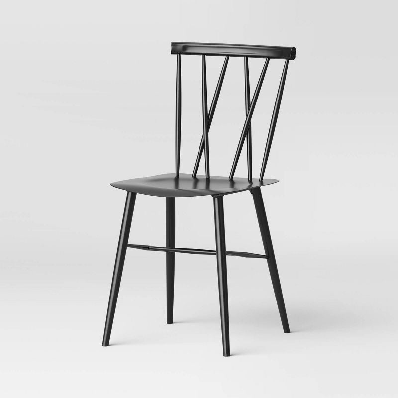 Becket Metal X Back Dining Chair - Threshold™, 1 of 12