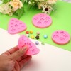 Unique Bargains Silicone Clay Template Fondant Template for Crafts Air Dry Cake 3 Pcs - 3 of 4