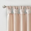 Faux Silk Bead Trim Luxurious Window Valance, DIY Twist Tab Top with Extra Lining Multi-Color Valance for All Decor Styles - 3 of 4